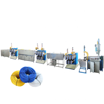 Single screw plastic PP HDPE PE monofilament extrusion machine HDPE monofilament yarn making machine